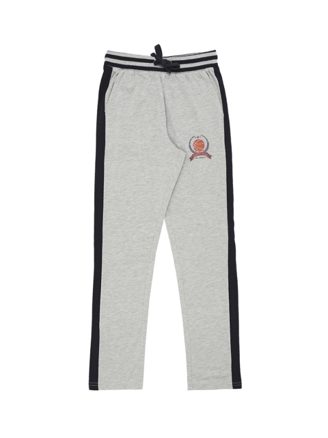 

Pantaloons Junior Boys Grey Melange Solid Regular-Fit Track Pants