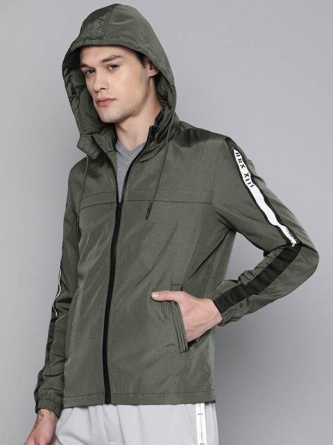

HRX by Hrithik Roshan Men Olive Green Solid Active Sporty Jacket