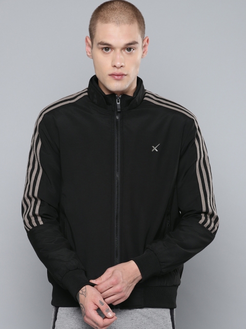 

HRX by Hrithik Roshan Active Men Black Solid Bomber Jacket