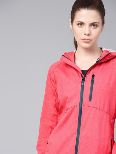

HRX by Hrithik Roshan Women Red Solid Jacket