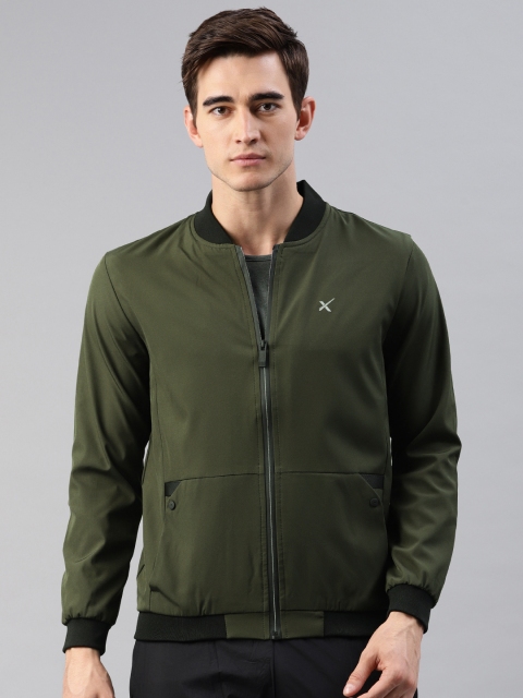 

HRX by Hrithik Roshan Men Olive Green Solid Jacket