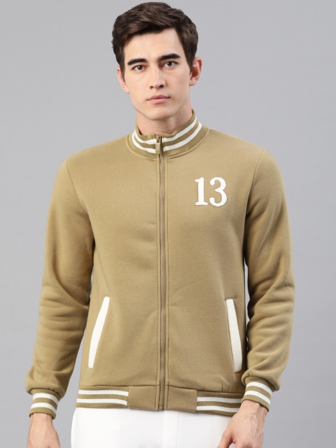 

HRX by Hrithik Roshan Men Beige Solid Sweatshirt