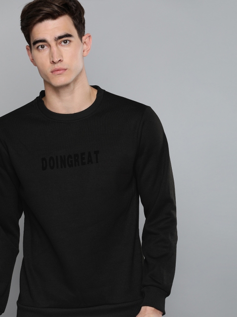 

Harvard Men Black Printed Sweatshirt