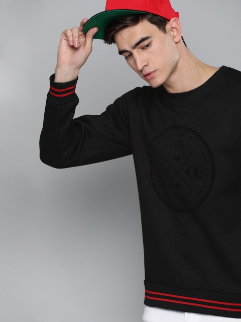 

Harvard Men Black Printed Sweatshirt