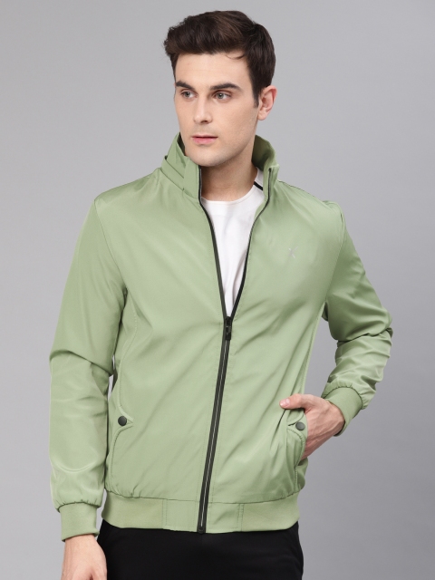 

HRX by Hrithik Roshan Men Green Solid Active Hooded Jacket