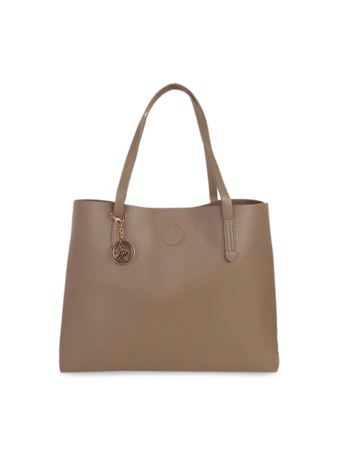 

Kazo Beige Solid Tote Bag
