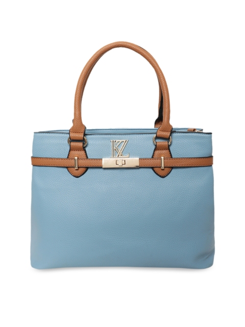 

Kazo Blue Solid Handheld Bag