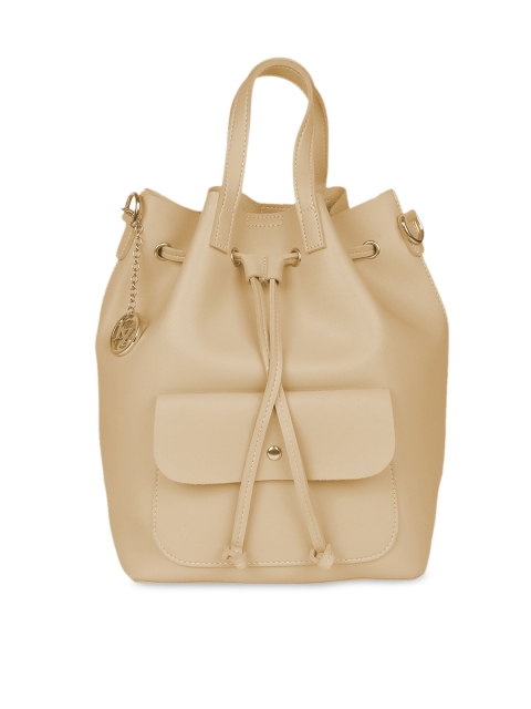 

Kazo Women Beige Solid Backpack