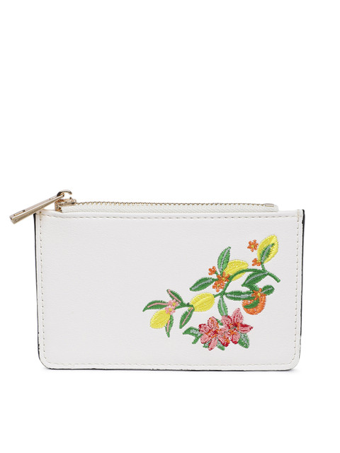 

Accessorize Women White Solid Card Holder
