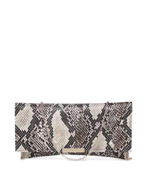 

Accessorize Brown Textured Clutch