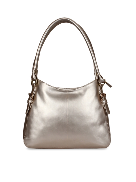 

Berrypeckers Gold-Toned Solid Handheld Bag