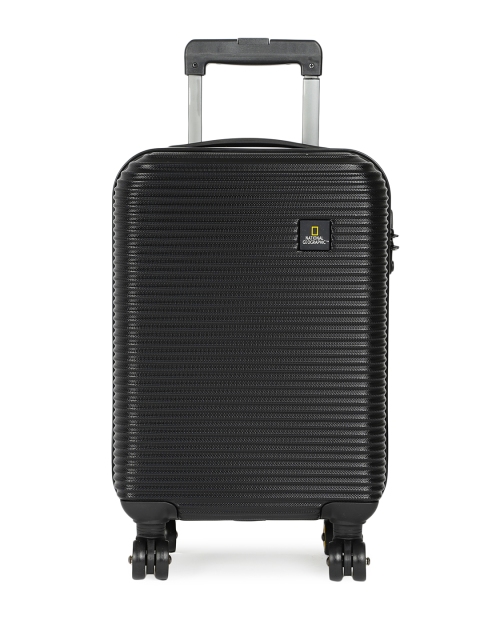 

National Geographic Unisex Black Lightweight Abroad Cabin Trolley Suitcase