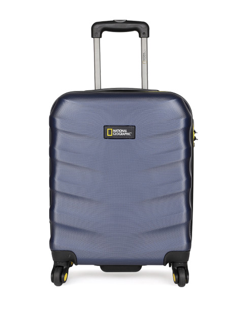 

National Geographic Navy Blue Arete Cabin Trolley Suitcase 49cm