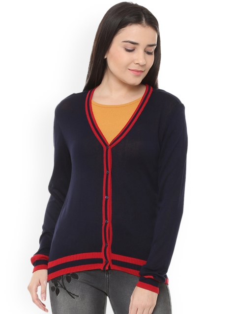 

Van Heusen Women Blue Solid Sweater