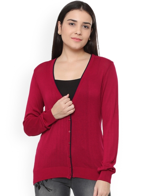 

Van Heusen Woman Red Solid Sweater