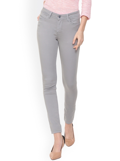

Allen Solly Woman Women Grey Regular Fit Mid-Rise Clean Look Stretchable Jeans