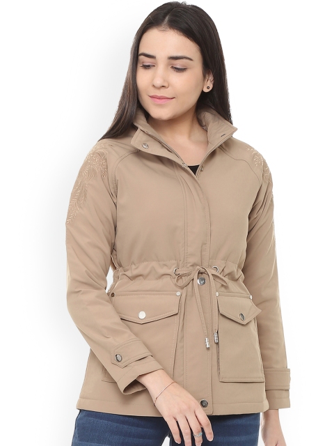 

Allen Solly Women Brown Solid Bolero Jacket