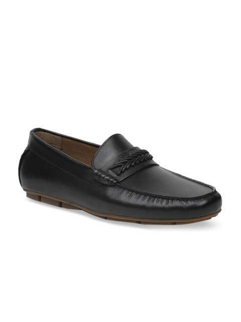 

ALDO Men Black Leather Loafers