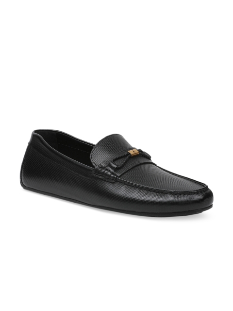 

ALDO Men Black Leather Loafers