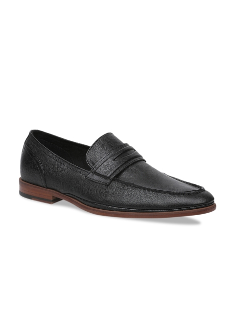 

ALDO Men Black Leather Formal Loafers