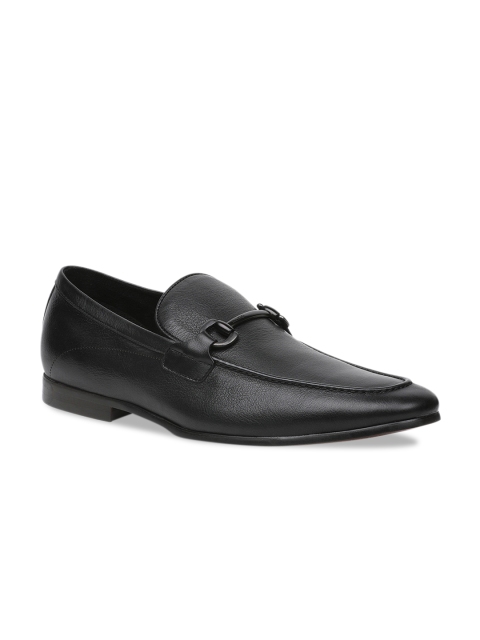 

ALDO Men Black Leather Formal Loafers