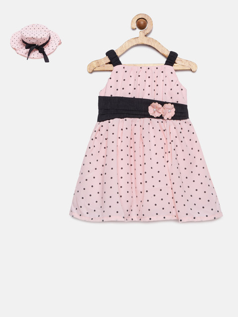 

Peppermint Girls Peach-Coloured Fit and Flare Dress