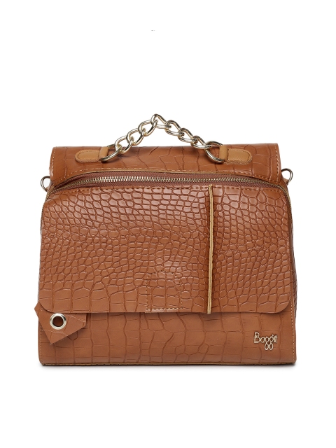 

Baggit Tan Brown Textured Handheld Bag