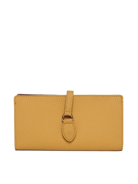 

Baggit Women Yellow Solid Two Fold Wallet