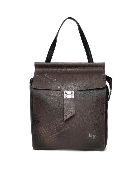 

Baggit Women Brown Typography Backpack