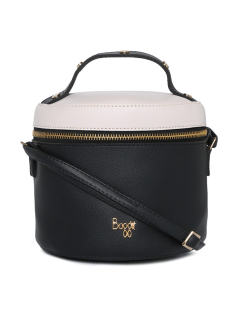 

Baggit Black Solid Handheld Bag