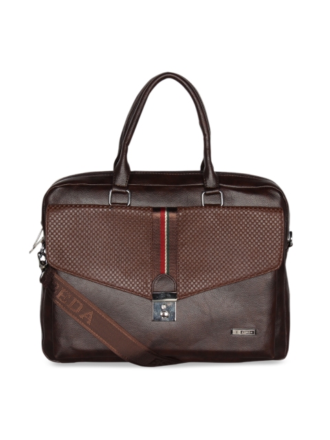 

ESBEDA Unisex Brown Solid Laptop Bag