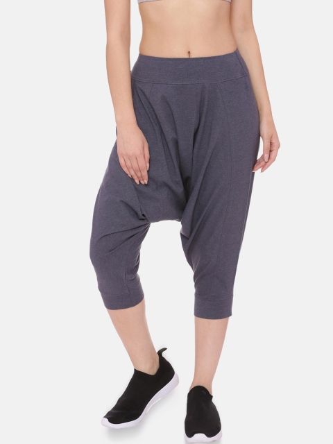 

Soul Space Women Navy Blue Solid Dhoti Pants
