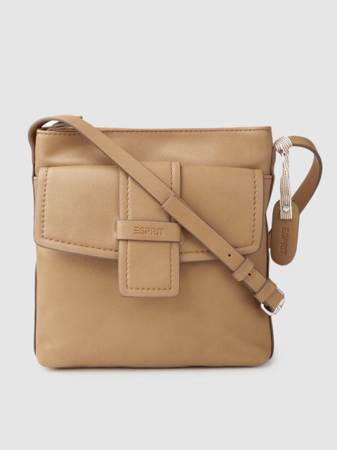 

ESPRIT Beige Solid Sling Bag