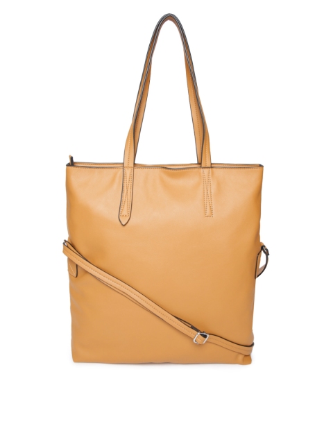 

ESPRIT Mustard Yellow Solid Shoulder Bag