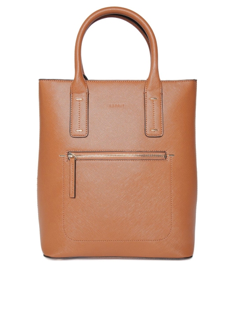 

ESPRIT Women Tan Backpack Solid Backpack cum Handheld Bag