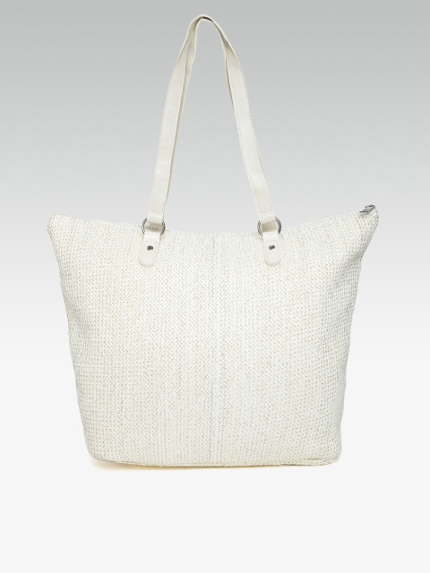 

DOROTHY PERKINS Off-White Textured Shoulder Bag