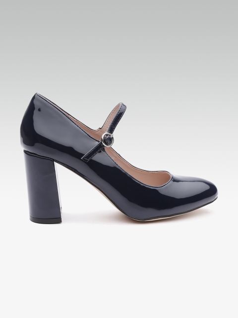 

DOROTHY PERKINS Women Navy Blue Solid Mary Janes