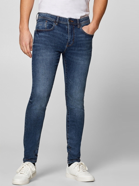 

ESPRIT Men Navy Blue Skinny Fit Low-Rise Clean Look Stretchable Jeans