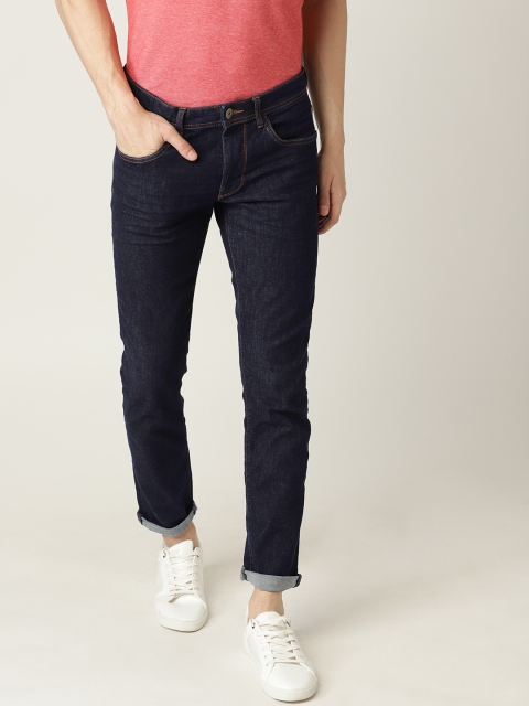 

ESPRIT Men Navy Blue Slim Fit Mid-Rise Clean Look Stretchable Jeans