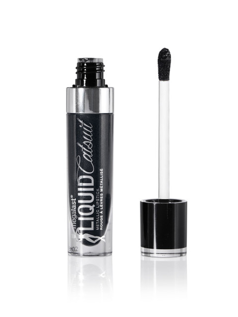 

Wet n Wild Sustainable Megalast Liquid Catsuit Metallic Lipstick - Shady Witch, Black