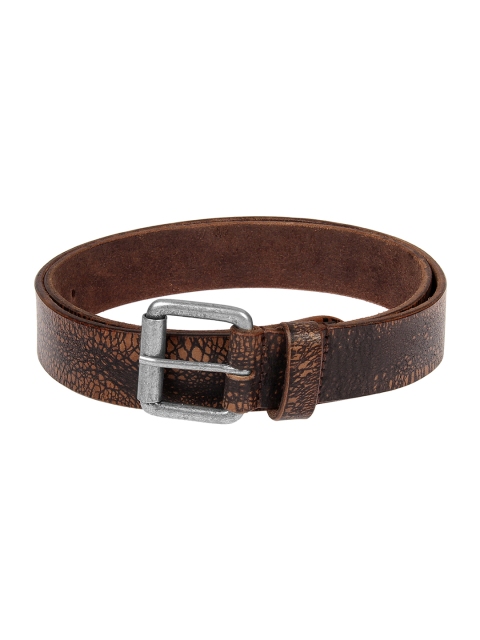 

Aditi Wasan Men Brown & Tan Textured Belt