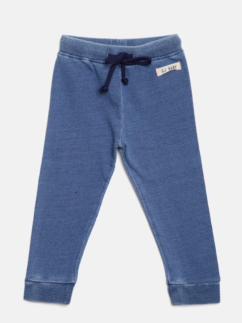 

Gini And Jony Girls Blue Solid Joggers