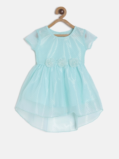 

Palm Tree Girls Blue Embellished Fit and Flare Dress