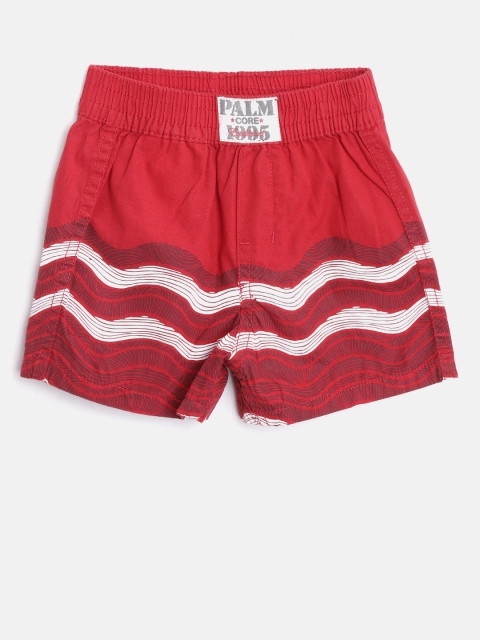 

Palm Tree Boys Red & White Printed Boxers 131246520968 C454