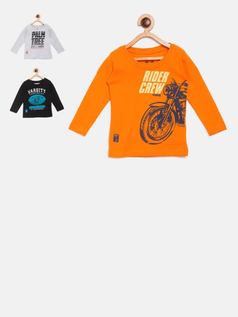 

Palm Tree Boys Pack of 3 T-shirts, Orange