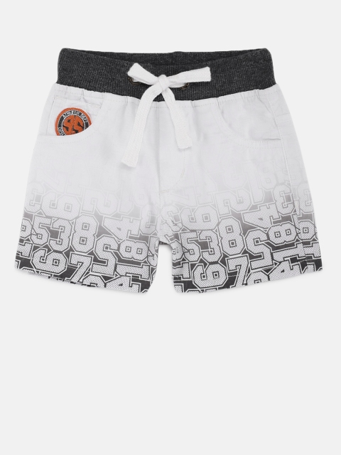 

Palm Tree Boys White Printed Regular Fit Shorts