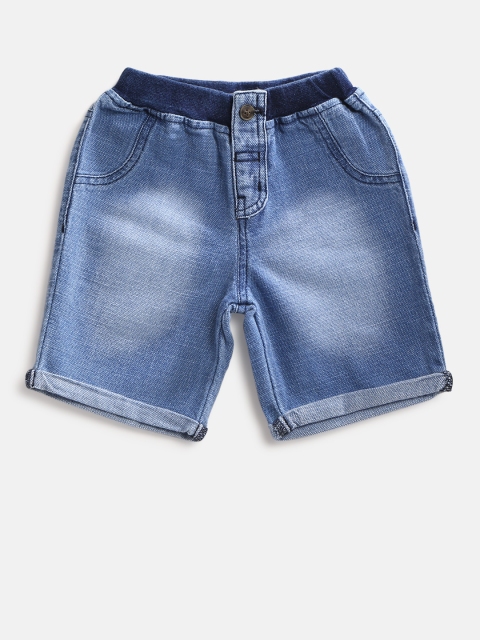 

Gini and Jony Boys Blue Washed Regular Fit Denim Shorts