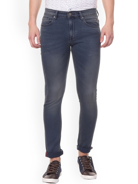

Louis Philippe Jeans Men Grey Slim Fit Mid-Rise Clean Look Stretchable Jeans