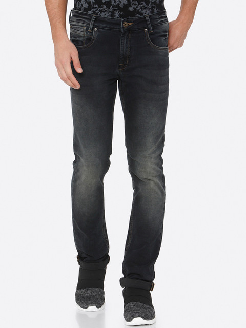 

Mufti Men Blue Slim Fit Mid-Rise Clean Look Stretchable Jeans