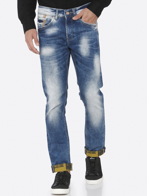 

Mufti Men Blue Slim Fit Mid-Rise Clean Look Stretchable Jeans